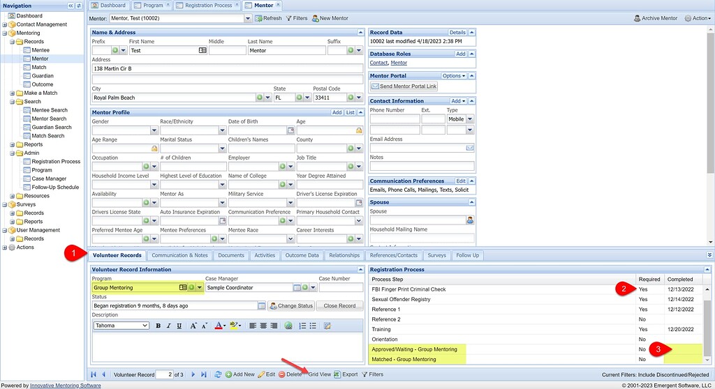 How do I get a Group Mentor/Mentee to an Active status (ready to match ...
