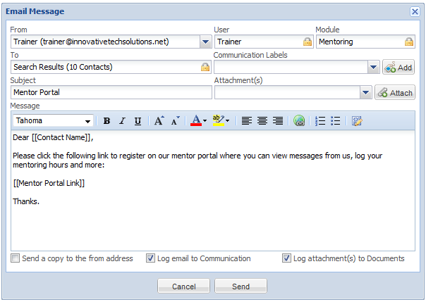 Sending Mentor Portal invites to a group of mentors all at once Mentor Portal - Innovative Mentoring Q&A